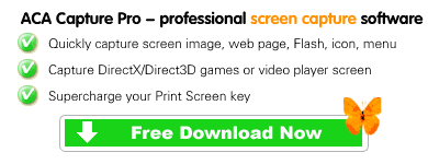 Download ACA Capture Pro - professional screen capture software